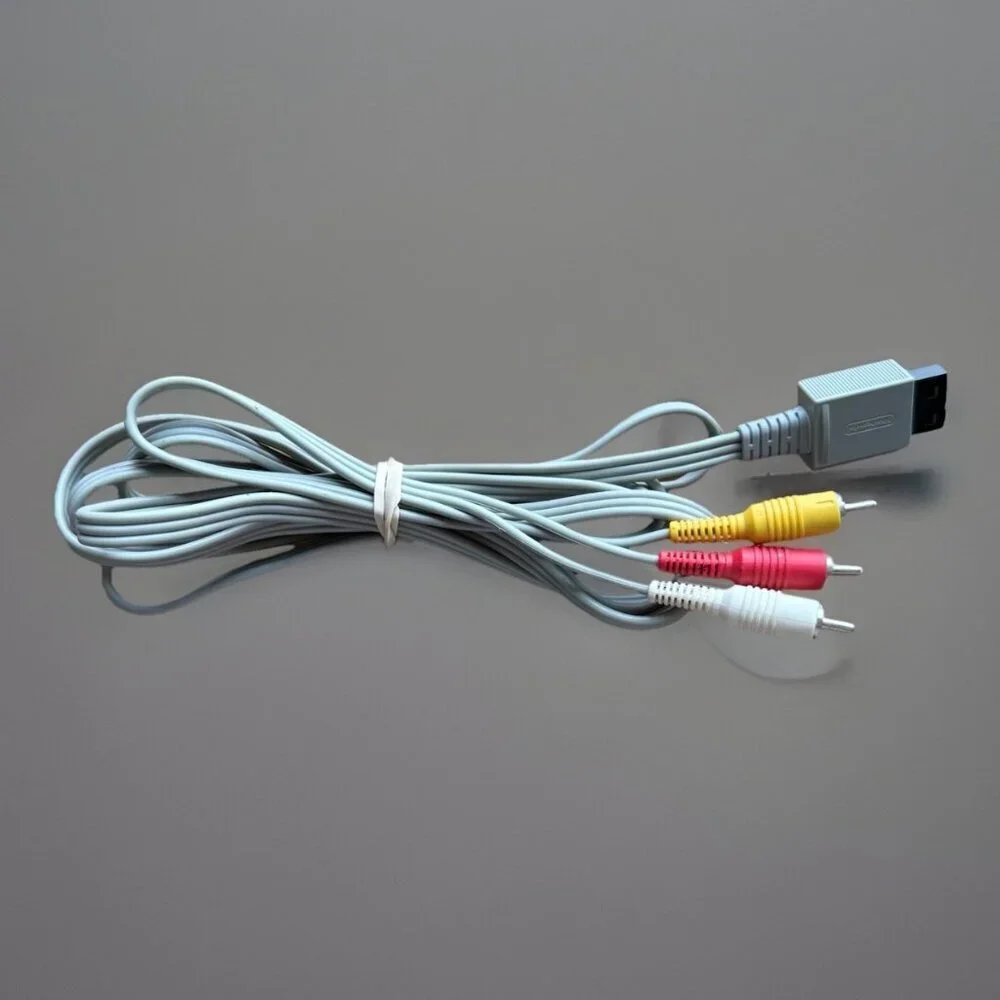 Nintendo Wii AV RCA Audio Video Composite Cable TV Connecting Cord OEM‎ RVL-009
